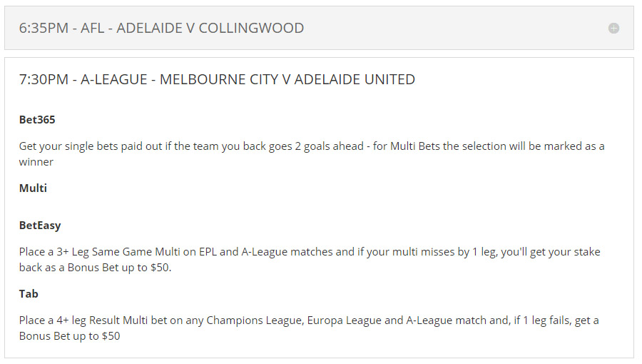 Bonusbank Offer Calendar